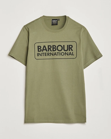 Mies | Barbour International | Barbour International | Large Logo Crew Neck Tee Light Moss