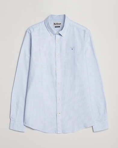 Mies |  | Barbour Lifestyle | Tailored Fit Striped Oxford 3 Shirt Blue/White