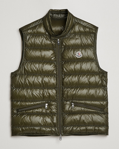 Mies |  | Moncler | Gui Down Vest Military Green