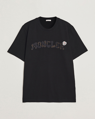 Mies |  | Moncler | Camouflage Lettering T-Shirt Black