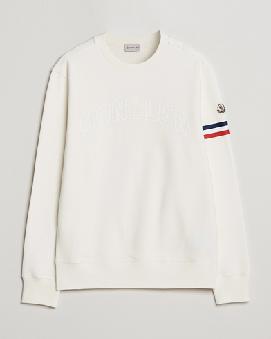 Mies | Collegepuserot | Moncler | Armband Logo Sweatshirt White