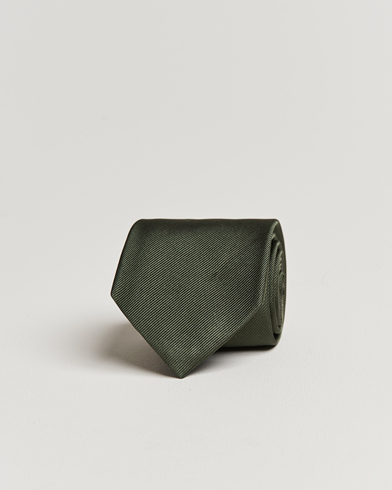 Mies | Solmiot | Amanda Christensen | Plain Classic Tie 8 cm Olive