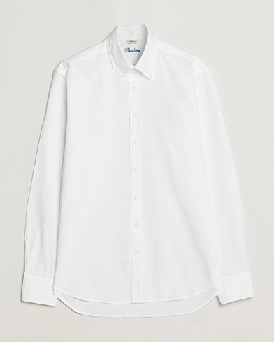 Mies |  | Stenströms | Fitted Body Oxford Shirt White