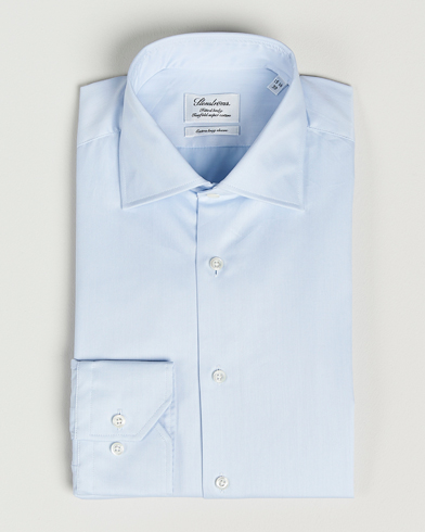 Mies | Stenströms | Stenströms | Fitted Body X-Long Sleeve Shirt Light Blue