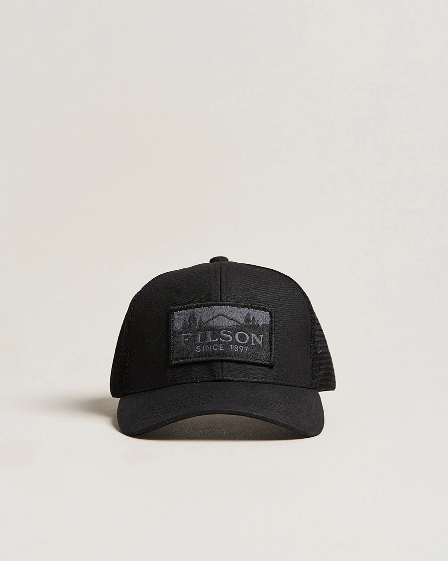 Filson Logger Mesh Cap Black – Musta