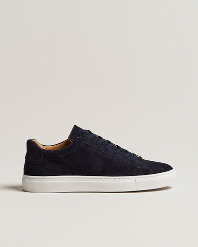 Mies | Tennarit | A Day's March | Marching Suede Sneaker Navy