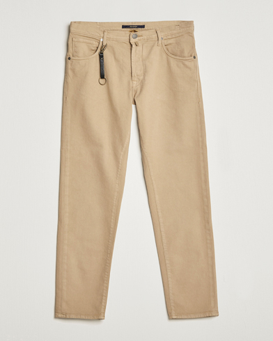 Mies | Incotex | Incotex | Cotton Stretch 5-Pocket Pants Beige