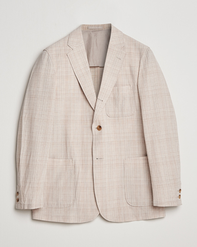 Mies | Preppy Authentic | BEAMS PLUS | Cotton/Linen Comfort Jacket Natural