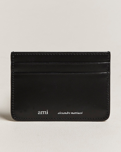 Mies | Korttilompakot | AMI | Leather Card Holder Black