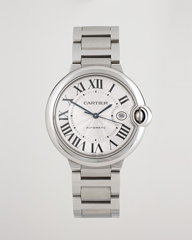Mies | Pre-Owned & Vintage Watches | Cartier Pre-Owned | Ballon Bleu 42 3765342975WX Steel White