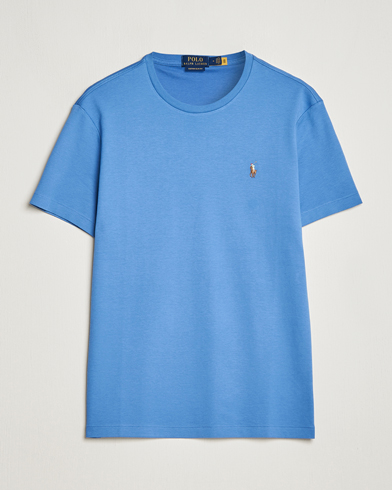 Mies |  | Polo Ralph Lauren | Luxury Pima Cotton Crew Neck T-Shirt French Blue