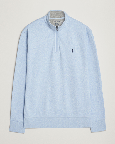 Mies |  | Polo Ralph Lauren | Double Knit Half-Zip Sweater Elite Blue Heather