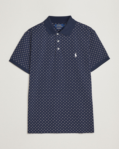 Mies |  | Polo Ralph Lauren | Custom Slim Fit Diamond Dots Polo Newport Navy