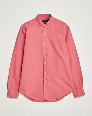 Mies |  | Polo Ralph Lauren | Slim Fit Garment Dyed Oxford Red Sky