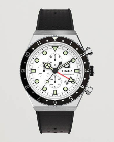 Mies | Kellot | Timex | Time Zone Chronograph 40mm  White Dial