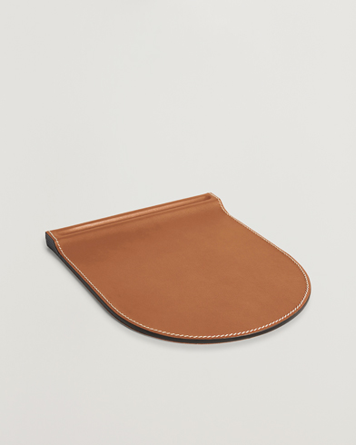 Mies |  | Ralph Lauren Home | Brennan Leather Mouse Pad Saddle Brown