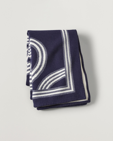 Mies | Ralph Lauren Home | Ralph Lauren Home | Berken Wool/Cashmere Signature Logo Blanket Navy