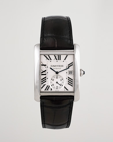 Mies | Pre-Owned & Vintage Watches | Cartier Pre-Owned | Tank MC W533003 Steel White