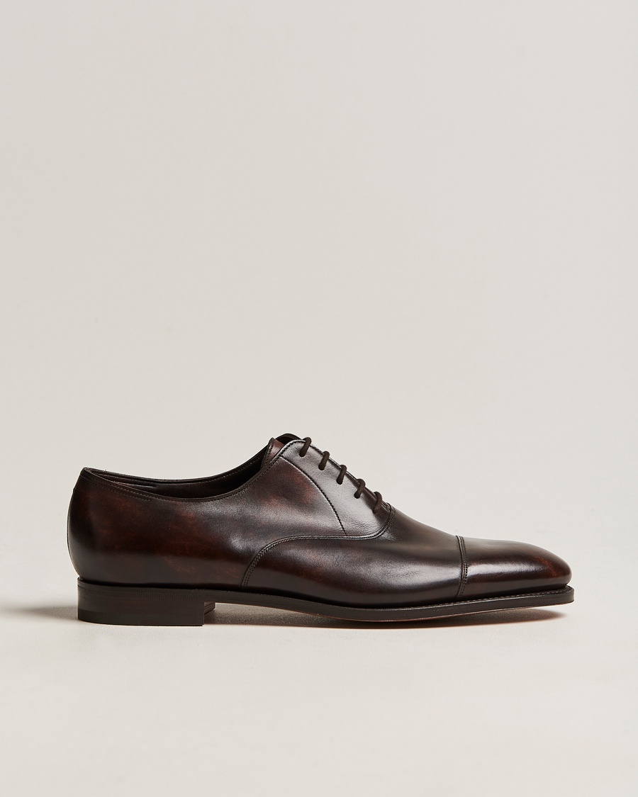 John Lobb City II Oxford Dark Brown Calf – Ruskea