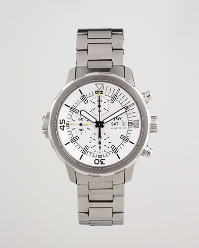 Mies | Pre-Owned & Vintage Watches | IWC Pre-Owned | Aquatimer Chronograph IW376802 Steel White
