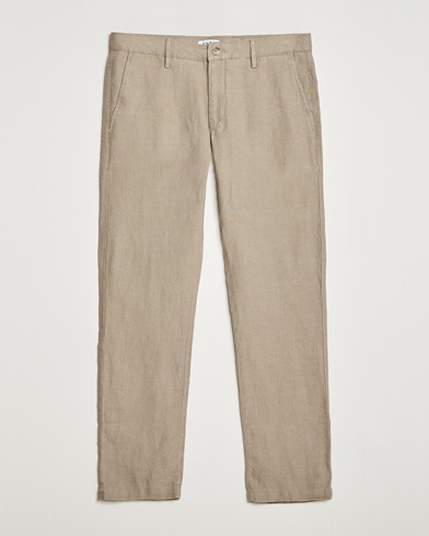 Mies | NN07 | NN07 | Karl Linen Trousers Greige