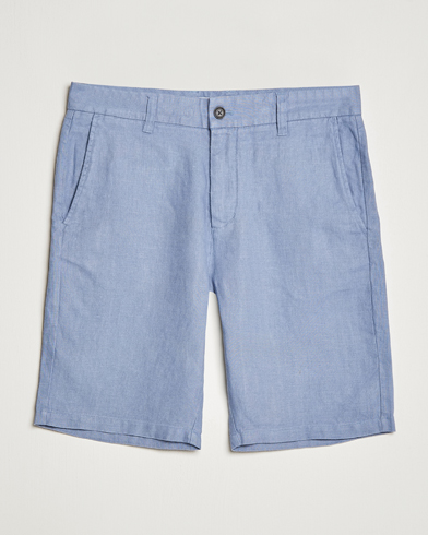 Mies | NN07 | NN07 | Crown Linen Shorts Dust Blue