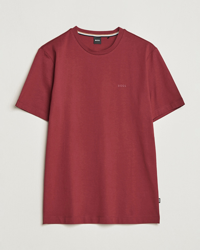 Mies | Lyhythihaiset t-paidat | BOSS BLACK | Thompson Crew Neck T-Shirt Dark Red