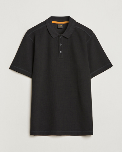 Mies |  | BOSS ORANGE | Petempesto Knitted Polo Black