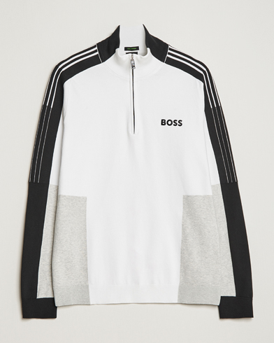 Mies | BOSS GREEN | BOSS GREEN | Zolkar Knitted Half Zip White