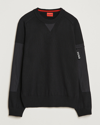 Mies | HUGO | HUGO | Sutil Knitted Sweater Black