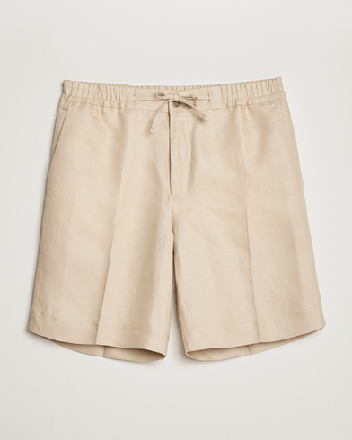 Mies | Shortsit | J.Lindeberg | Baron Tencel/Linen Shorts Safari Beige
