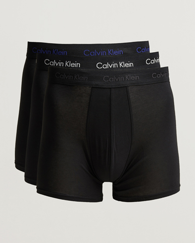 Mies | Trunks | Calvin Klein | Cotton Stretch 3-Pack Boxer Brief Black