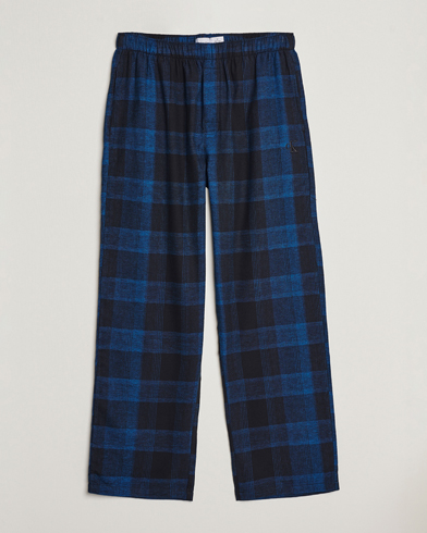 Mies |  | Calvin Klein | Flannel Pyjama Pants Black/Blue