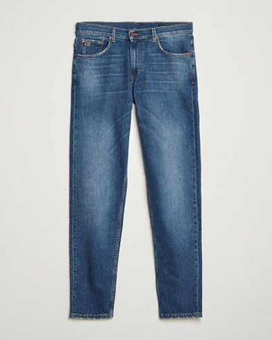 Mies | Siniset farkut | Oscar Jacobson | Karl Cotton Stretch Jeans Vintage Wash