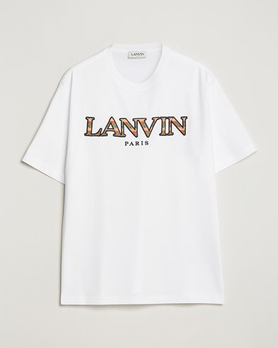 Mies | Lanvin | Lanvin | Curb Logo T-Shirt Optic White