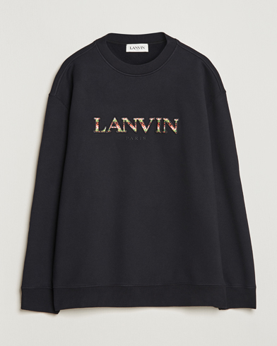 Mies | Lanvin | Lanvin | Curb Logo Sweatshirt Black
