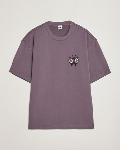 Mies |  | NN07 | Alan Heavy T-Shirt Purple Brown