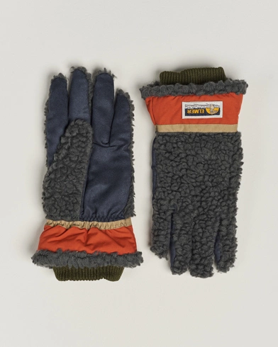 Mies |  | Elmer by Swany | Sota Wool Teddy Gloves Khaki