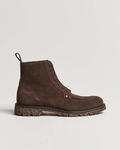 Mies | Canali | Canali | Lace Up Winter Boot Dark Brown Suede