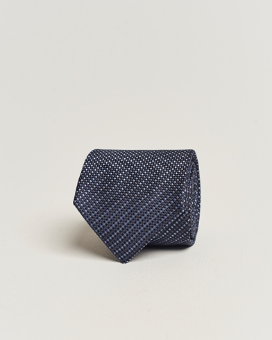 Mies |  | Canali | Structured Silk Tie Navy
