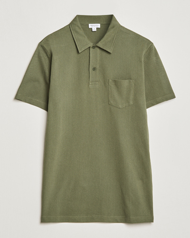 Mies | Sunspel | Sunspel | Riviera Polo Shirt Hunter Green
