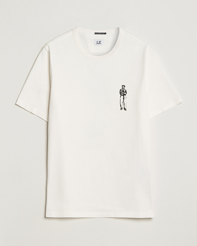 Mies |  | C.P. Company | Mercerized Jersey Logo T-Shirt White