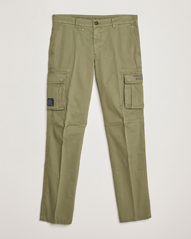 Mies | Cargo-housut | Aeronautica Militare | Cotton Cargo Pants Green
