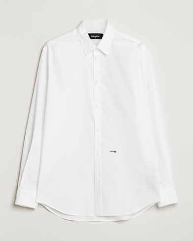 Mies | Rennot paidat | Dsquared2 | Relaxed Dan Poplin Shirt White