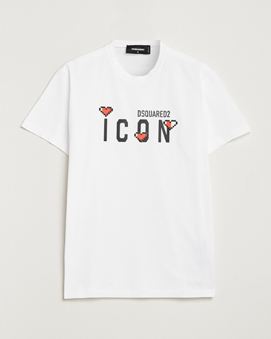 Mies | Dsquared2 | Dsquared2 | Cool Fit Heart Icon Tee White
