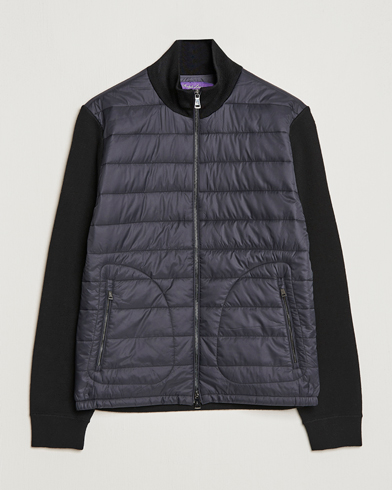 Mies |  | Ralph Lauren Purple Label | Hybrid Zip Jacket Black