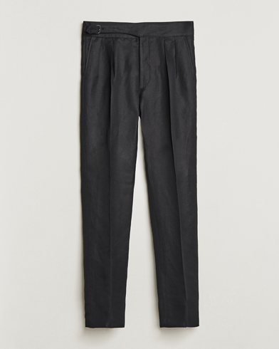 Mies |  | Ralph Lauren Purple Label | Byron Pleated Trousers Black