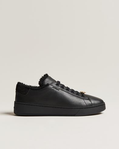 Mies | Luxury Brands | Bally | Ryver Leather Shearling Sneaker Black