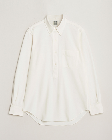 Mies | Kamakura Shirts | Kamakura Shirts | Vintage Ivy Knit Popover Shirt Off White