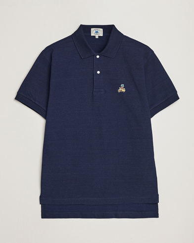 Mies | Japanese Department | Kamakura Shirts | Vintage Ivy Short Sleeve Polo Navy